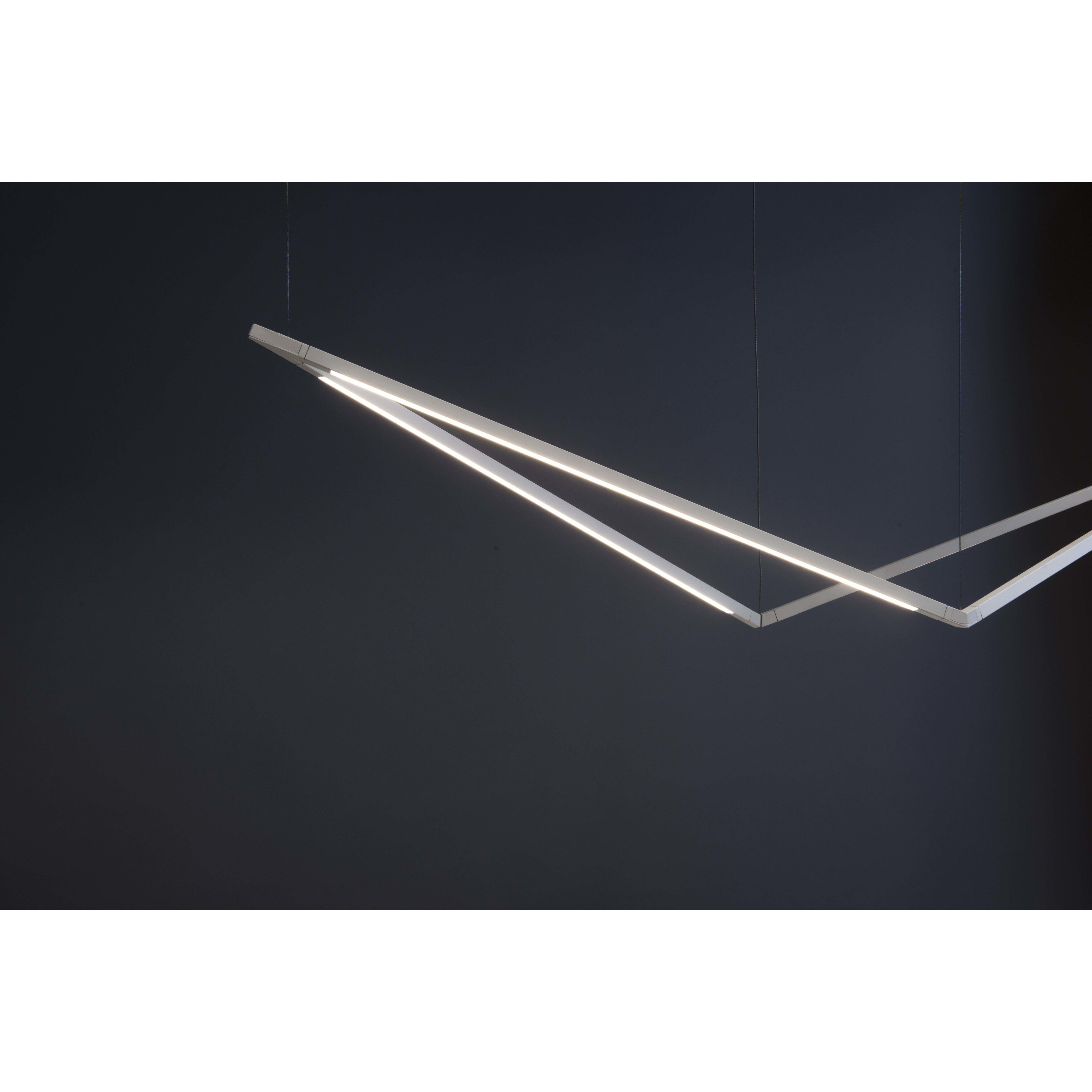 Z-Bar LED 14.68 inch Matte White Pendant Ceiling Light, Bird
